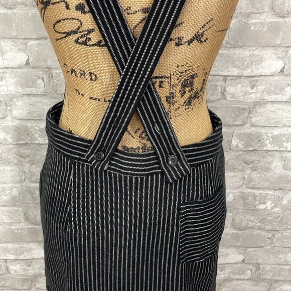 Sweet Pot Striped Overall Skirt Jumper - Picture 5 of 10